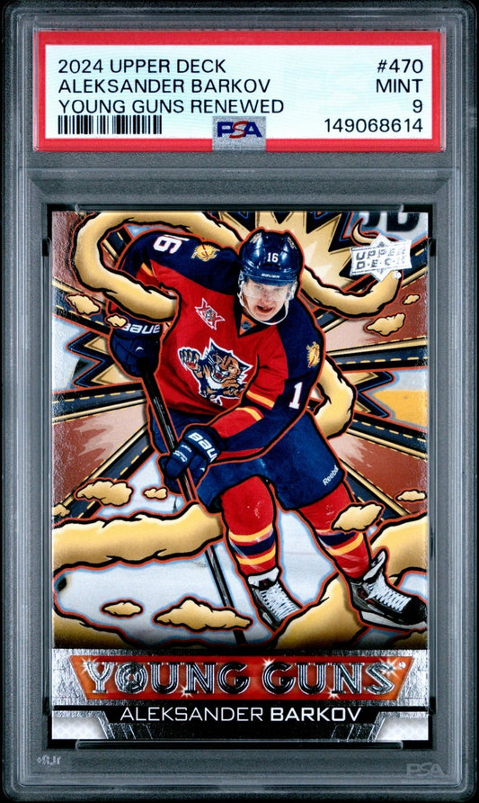 2024-25 Upper Deck Upper Deck #470 Aleksander Barkov PSA 9 Graded trading card
