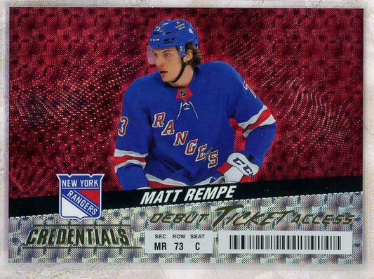 2024-25 Upper Deck Upper Deck #128 Matt Rempe 99 Raw trading card