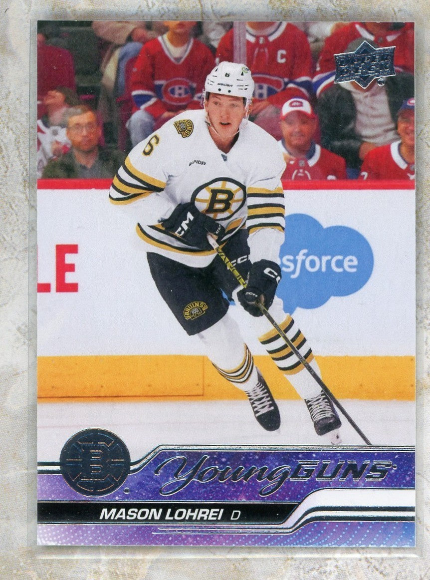 2023-24 Upper Deck Upper Deck #497 Mason Lohrei Raw trading card