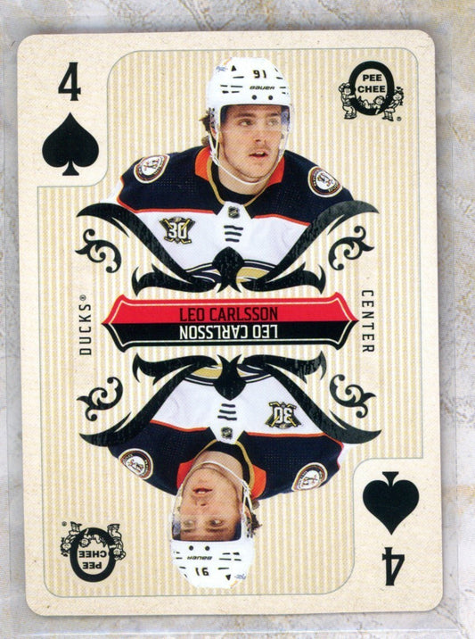 2024-25 O-Pee-Chee O-Pee-Chee #4SPADES Leo Carlsson Raw trading card