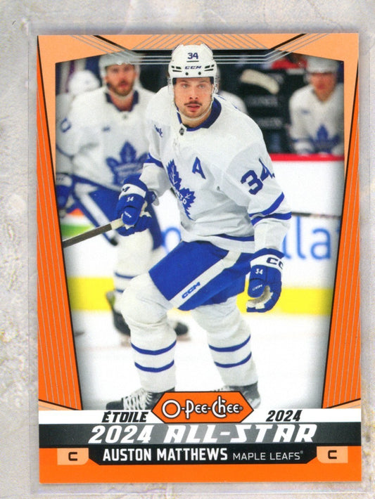 2024-25 O-Pee-Chee O-Pee-Chee #535 Auston Matthews 25 Raw trading card