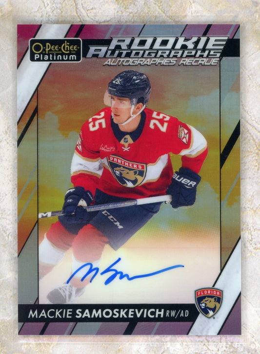 2023-24 O-Pee-Chee Platinum O-Pee-Chee Platinum #R-MS Mackie Samoskevich Raw trading card