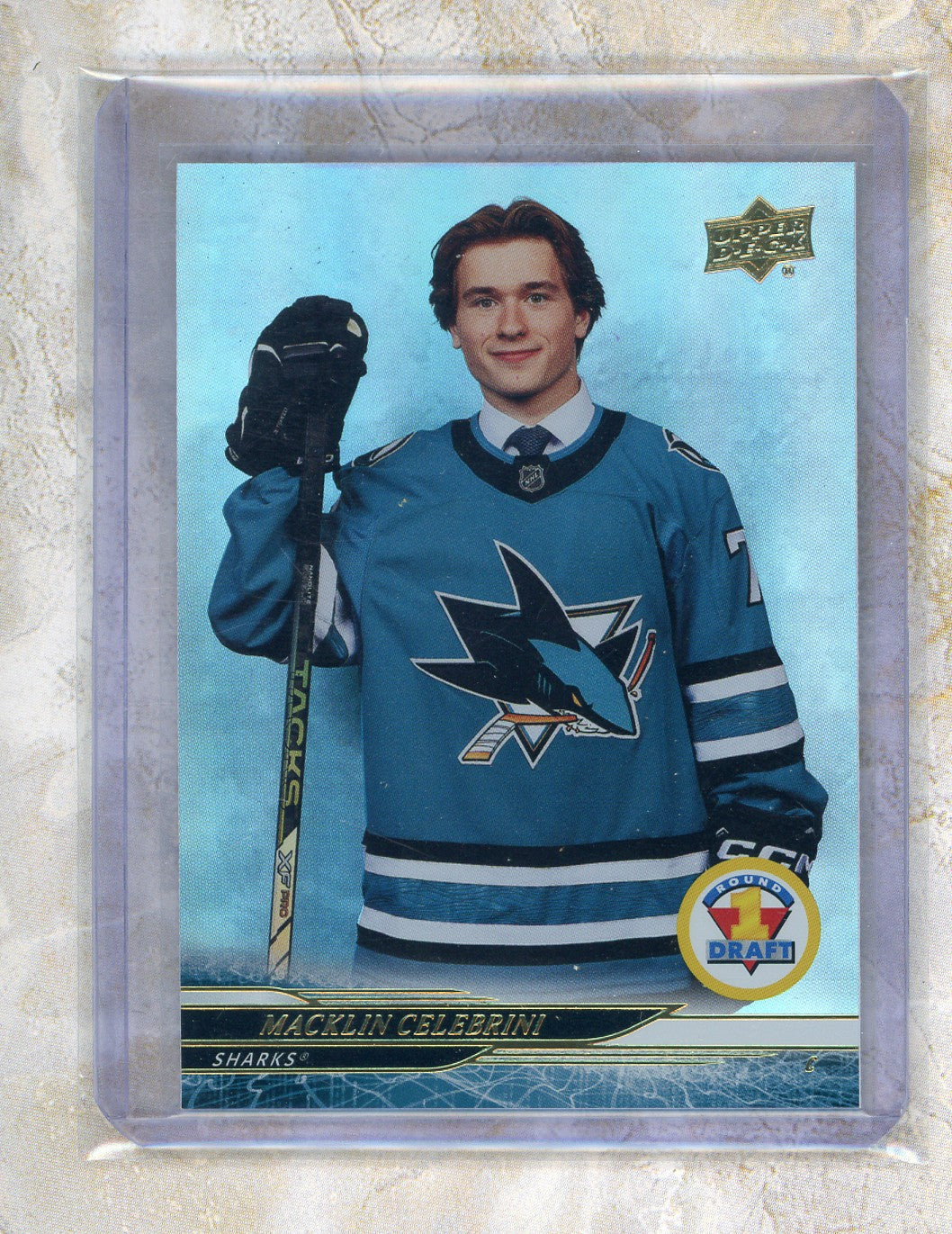 2024-25 Upper Deck Extended Series Macklin Celebrini #743 1st Round Rookies Silver Foil Raw